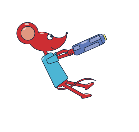 Mascotte illustratie
